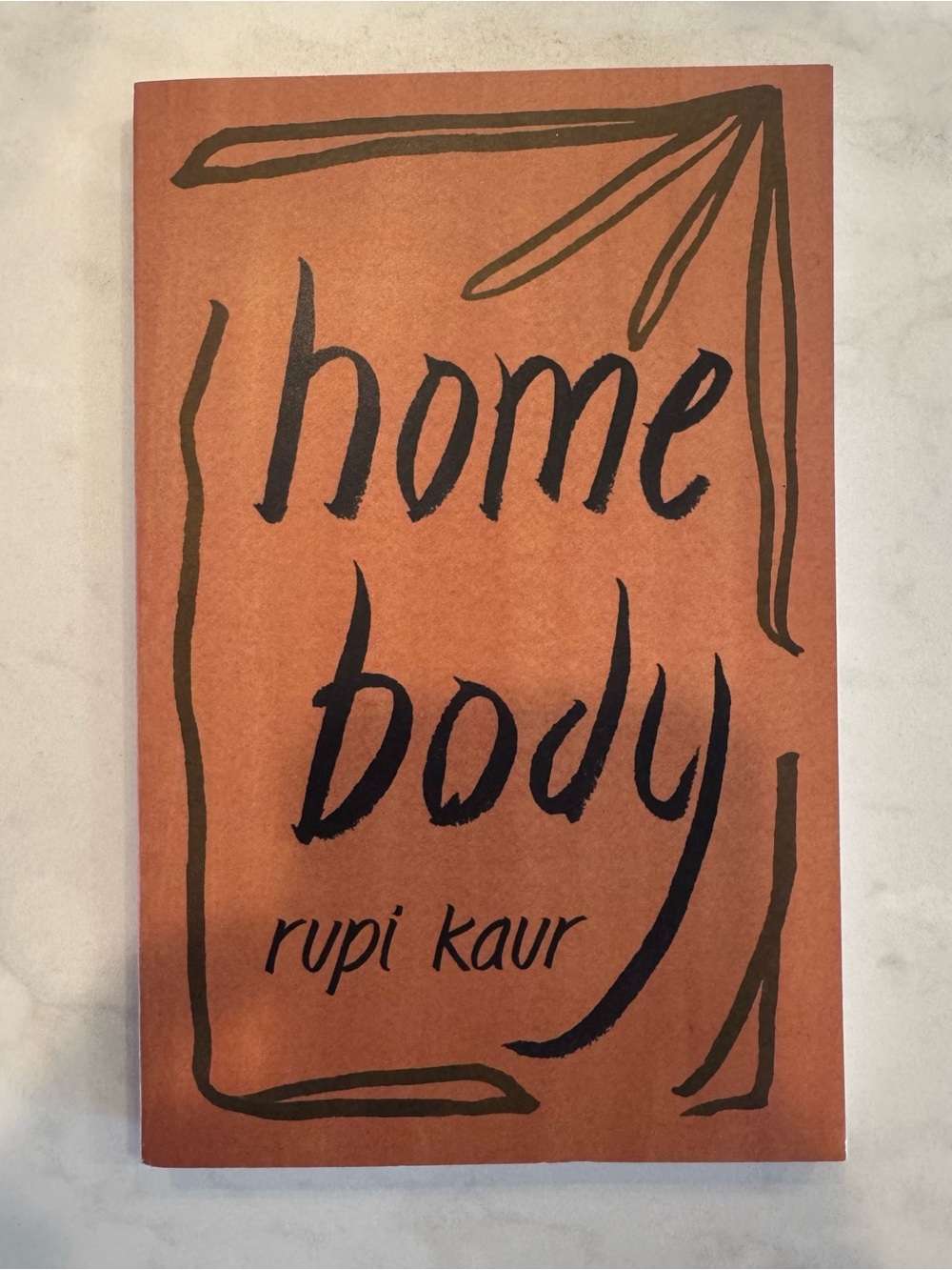 Home Body by Rupi Kaur - Brown Cover Poetry Book